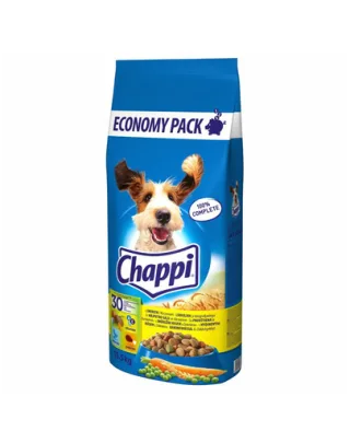 Chappi Mix Adult hrana uscata pentru caini adulti, cu pasare si legume si vita si legume 27 kg (2 x 13,5 kg)