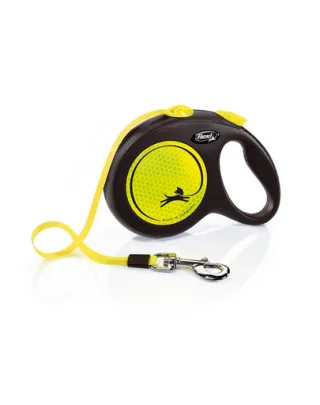 FLEXI New Classic Neon lesa automata pentru caini, marimea L, 5 m
