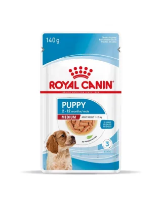 Royal Canin Medium Puppy hrana umeda caine junior 10x140 g