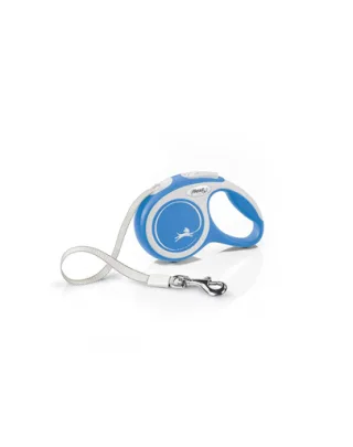 FLEXI New Comfort lesa automata cu banda pentru caini, albastru, marimea XS, 3 m