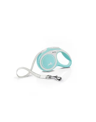 FLEXI New Comfort lesa automata cu banda pentru caini, albastru deschis, marimea XS, 3 m
