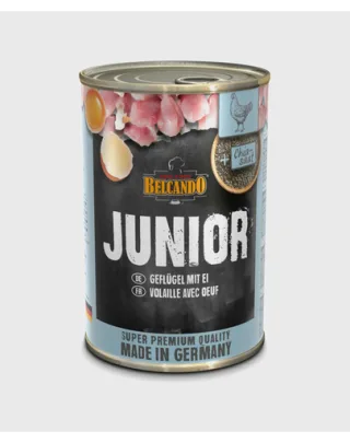 BELCANDO Super Premium hrana umeda pentru juniori, cu pui si oua, 800 g