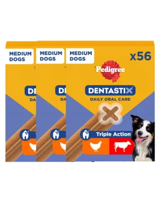 PEDIGREE Dentastix recompene caini talie medie 24x180 g