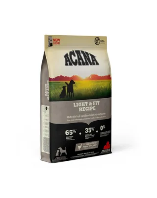 ACANA Light &amp; Fit Dog hrana uscata caini adulti supraponderali 6 kg
