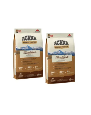 ACANA Ranchlands Dog hrana uscata caini toate rasele, varstele 22,8 kg (2 x 11,4 kg)