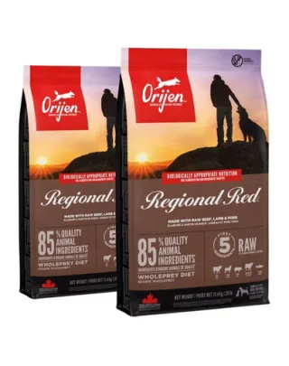 ORIJEN Regional Red 22,8 kg hrana uscata pentru caini de toate rasele, varstele (2 x 11,4 kg)
