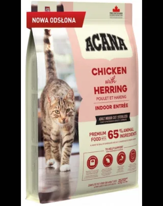 ACANA Indoor Entrée Cat hrana uscata pentru pisici de interior 4,5 kg