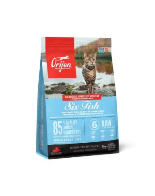 ORIJEN 6 Fish Cat 1.8 kg Hrana uscata pisici, cu peste