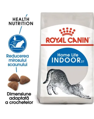 ROYAL CANIN Indoor 27  Hrana uscata pentru pisici adulte de interior, 20 kg (2 x 10 kg)