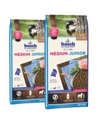 BOSCH Hrana uscata pentru caini junior de talie medie 30 kg (2 x 15 kg)