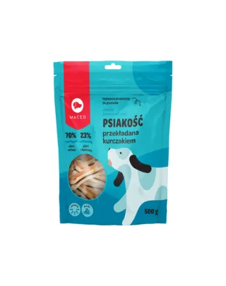 MACED Oase pentru caini, cu pui 15 cm, 500 g