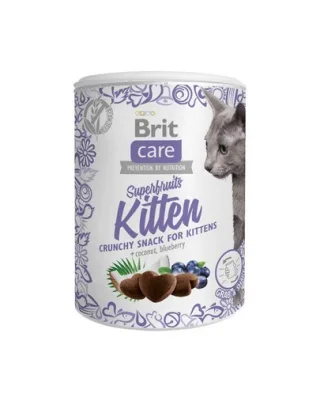 BRIT Care Cat Snack Superfruits Kitten recompense pentru pisoi 100 g