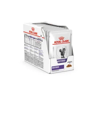 ROYAL CANIN VHN Cat Neutered Maintenance hrana umeda cu sos pentru pisici sterilizate, varsta pana la 7ani 12x85g
