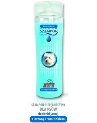 BENEK Super Beno Premium  Sampon pentru cainii cu blana deschisa 200 ml