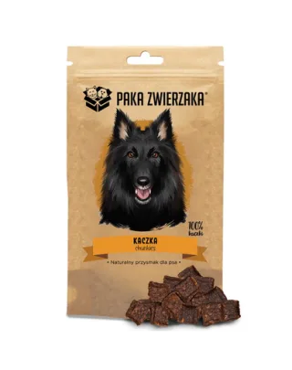 PAKA ZIERZAKA Chunkies Duck 100% Recompense cu rata pentru caini 80 g