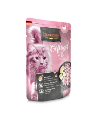 LEONARDO Finest Selection hrana umeda pentru pisici, pasari de curte si oua 85 g