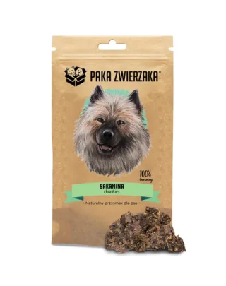 PAKA ZWIERZAKA Recompense pentru caini, din carne de oaie 100% ,80 g