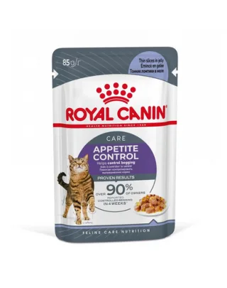 ROYAL CANIN Appetite Control Jelly 12 x 85 g hrana umeda pisici adulte cu apetit excesiv, in aspic