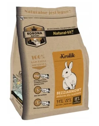NATURAL-VIT Korona Natury hrana completa pentru iepuri 10 kg