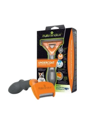 FURMINATOR pentru caini cu par lung, talie medie
