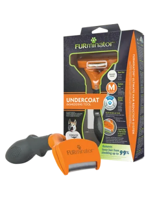 FURMINATOR Perie pentru caini talie medie cu par scurt M