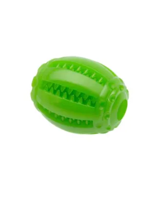 COMFY Jucărie Mint Dental rugby verde 8x6,5 cm