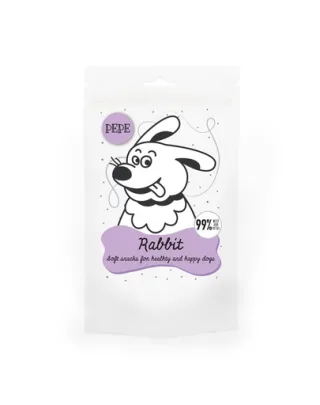 PAKA ZWIERZAKA PEPE Mini Chunkies Rabbit Recompense pentru caini, cu iepure 80 g