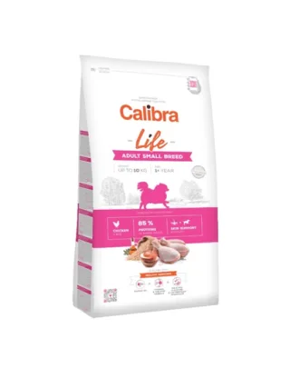 CALIBRA Dog Life Adult Small Breed Chicken hrana uscata superpremium pentru caini adulti talie mica 6 kg