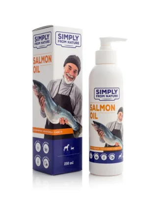 SIMPLY FROM NATURE Salmon oil Ulei de somon pentru caini si pisici 250 ml