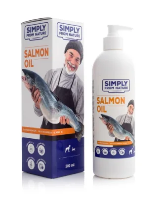 SIMPLY FROM NATURE Salmon oil Ulei de somon pentru caini si pisici 500 ml