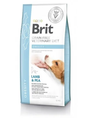 BRIT Veterinary Diets Dog Obesity Dieta veterinara pentru caini supraponderali, cu miel 12 kg