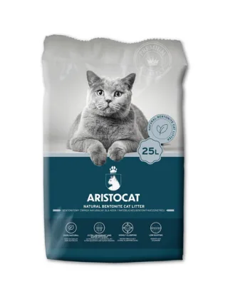 ARISTOCAT Bentonite Plus Nisip pentru litiera pisicilor, din bentonita 25 L