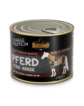 BELCANDO Single Protein hrana umeda pentru caini, cu carne de cal, 200 g