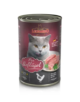 LEONARDO Quality Selection hrana umeda pentru pisici, cu pasare de curte 400 g