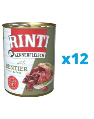 RINTI Kennerfleisch Reindeer hrana umeda cu ren 12 x 400 g