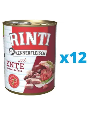 RINTI Kennerfleisch Duck hrana umeda cu rata 12 x 400 g