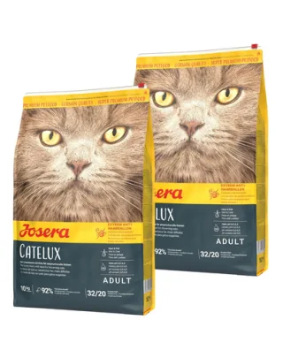 JOSERA Cat Catelux hrana uscata pisici adulte pretentioase, cu pui si rata 20 kg (2 x 10 kg)