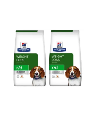 HILL'S Prescription Diet r/d Canine 8 kg (2x4 kg) pentru caini supraponderali