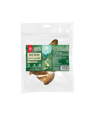 MACED 100% Natura ureche de vita pentru caini 1 buc