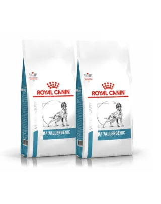 ROYAL CANIN Dog Anallergenic 16 kg (2x8 kg) hrana dietetica pentru caini adulti cu alergii alimentare cu simptome dermatologice si/sau gastrointestinale