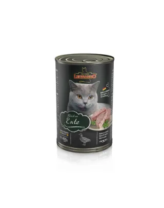 LEONARDO Quality Selection hrana umeda pentru pisici, bogata in carne de rata 400 g