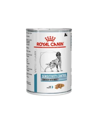 ROYAL CANIN VHN Dog Sensitivity Chick 410g hrana umeda pentru cainii cu sistem digestiv sensibil