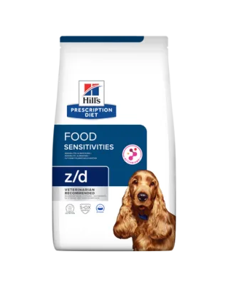 HILL'S Dog Prescription Diet z/d ActivBiome 3 kg dieta veterinara pentru caini cu probleme de piele, intolerante