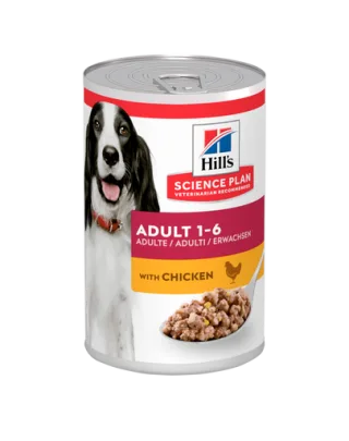 HILL'S Science Plan Canine Adult Chicken 370 g Conserva hrana umeda pentru caini adulti, cu pui