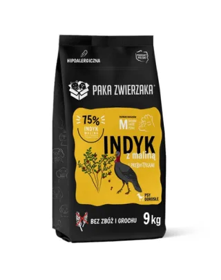 PAKA ZWIERZAKA Seven’th Heaven Turkey &amp; raspberry Adult 9 kg Hrana pentru caini, cu curcan si zmeura