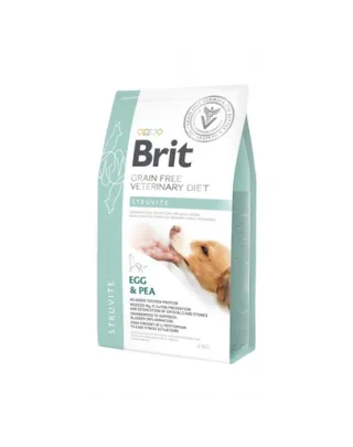 BRIT Veterinary Diets Dog Struvite Dieta veterinara pentru caini adulti cu probleme ale tractului urinar inferior 2 kg