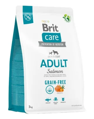 BRIT Care Grain-free Adult 3 kg Hrana uscata pentru caini, cu somon si cartofi