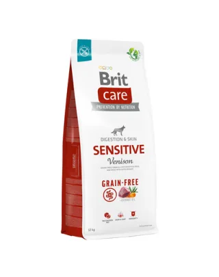 BRIT Care Dog Grain-free Sensitive Hrana pentru caini cu intolerante alimentare, cu vanat si cartofi 12kg