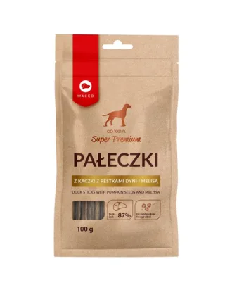 MACED Super Premium Batoane caini cu rata, seminte dovleac si lamaie 100 g