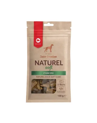 MACED Super Premium Naturel soft recompense moi pentru caini, cu rata 100 g